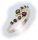Damen Ring m. Granat in Gold 585 Gelbgold Granatring alle Weiten 8157/5GR