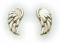 Damen Ohrringe Stecker Flügel Engel 585 Gold...