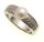 Damen Ring Zuchtperle echt Silber 925 mit Zirkonia Sterlingsilber