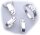 exkl. Damen Ring echt Silber 925 mit Zirkonia teilmatt Qualität Sterlingsilber