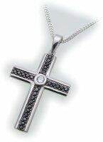 Neu Anhänger echt Silber 925 Kreuz Zirkonia...