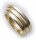 Damen Ring echt Gold 375 poliert massiv 3 teilig 9kt Gelbgold Qualität