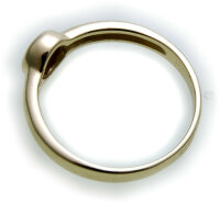 Damen Ring echt Gold 585 Safir 14kt Juwelierqualität...