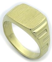 Neu Herren Ring echt Gold 333 mit Monogrammgravur...