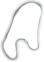 Schlangenkette in echt Silber 925 1,3 mm 45 cm Halskette...