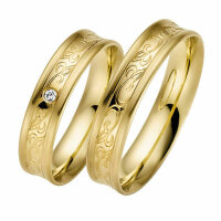 Trauringe Rauschmayer 05522 in 585/- Gelbgold mit...