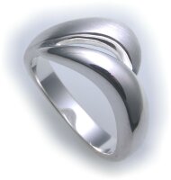 exkl. Damen Ring echt Silber 925 teilmatt Qualität...