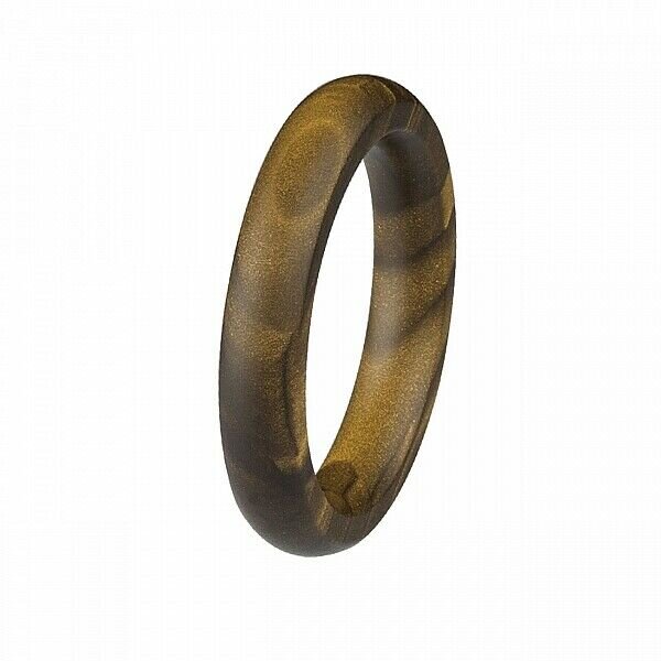 Ernstes Design Ring R294   Edelstahl silk wood braun Weite 56