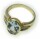 Neu Damen Ring echt Aquamarin Diamant 0,08 ct echt Gold 585 Gelbgold Brillant