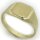 Neu Herren Ring echt Gold 333 mit Monogrammgravur Gelbgold Qualität 8 karat Top