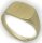 Neu Herren Ring echt Gold 333 mit Monogrammgravur Gelbgold Qualität 8 karat Top