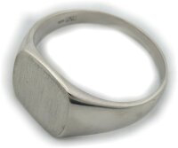 Neu Herren Ring Rechteck Silber 925 Monogrammgravur...