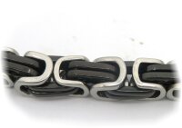 Neu schwere Halskette XL Edelstahl schwarz  Kette 60 cm Königskette Qualität Top
