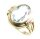 Damen Ring echt Blautopas 14 x 10 oval  echt Gold 333 Gelbgold Topas Neu