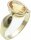 Damen Ring echter Citrin 10 x 7 mm Gold 333 Gelbgold gute Qualität