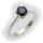 Damen Ring m. Granat in Gold 585 Gelbgold Granatring alle Weiten 8935/5GR
