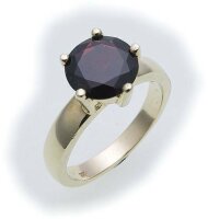 Damen Ring m. Granat in Gold 585 Granatring Gelbgold...