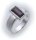 Damen Ring m. Granat in Silber 925 Sterlingsilber Granatring 8577/8GR