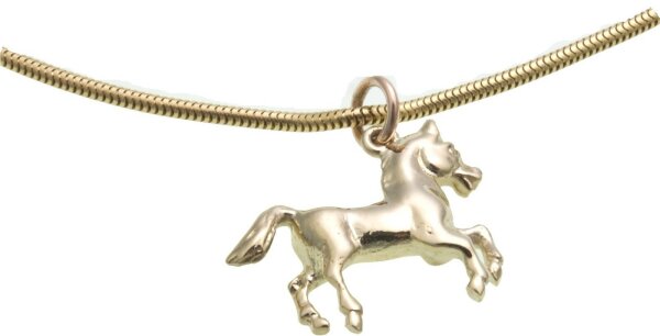 Pferd echt Gold 333 Qualität schwere 8kt Gelbgold , plastisch € Anhänger 555,49