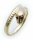 Schlangering echt Gold 585 mit Rubin Ring Schlange Gelbgold Unisex N8388 RU 5