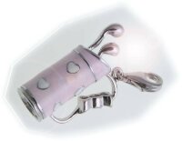 Charm Golftasche pink Silber 925 Bettelarmband Sterlingsilber Qualität