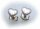 Ohrringe Stecker Herz echt Silber 925 massiv Sterlingsilber Unisex diamantiert