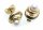 Damen Ohrringe Stecker echt Zuchtperlen 4 mm Gold 333 Gelbgold Perlen Ohrstecker