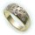 Damen Ring Brillant 0,50ct echt Gold 585 massiv Gelbgold SI Diamant