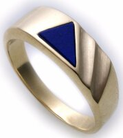 Herren Ring echt Gold 333 echt Lapis alle Steine...