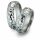 Titanfactory Titan Trauringe TF89 mit 1 Brillanten ges. 0.03 ct. w/si Diamant