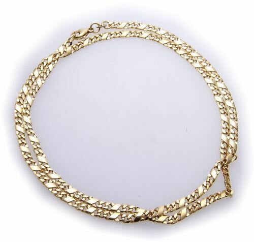 18725 2024 Collier Kette Edelstein Kugeln 333 8KT gelb Gold 45,5cm