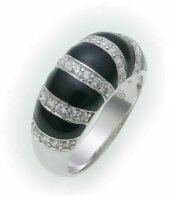 Damen Ring echt Silber 925 Zirkonia Sterlingsilber...