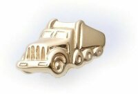 Herren Ohrringe Stecker echt Gold 585 LKW Truck Lastwagen...