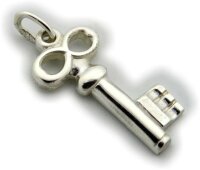 Neu Anhänger Schlüssel echt Silber 925...