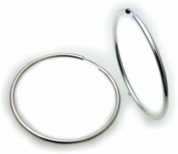 Damen Ohrringe XL Creolen Silber 925 Sterlingsilber 60 mm...