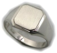 Neu Herren Ring Silber 925 mit Monogrammgravur...