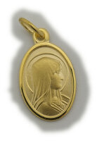 Anhänger Madonna  echt Gold 333 22 x 15 mm Maria Jesus Qualität Gelbgold 8 karat